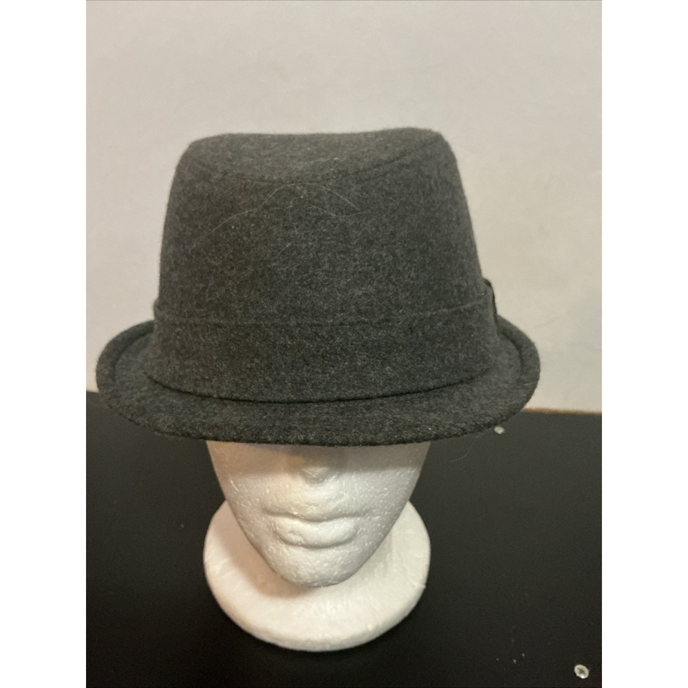 Ben Sherman Gray Fedora Hat Small/ Medium Polyester